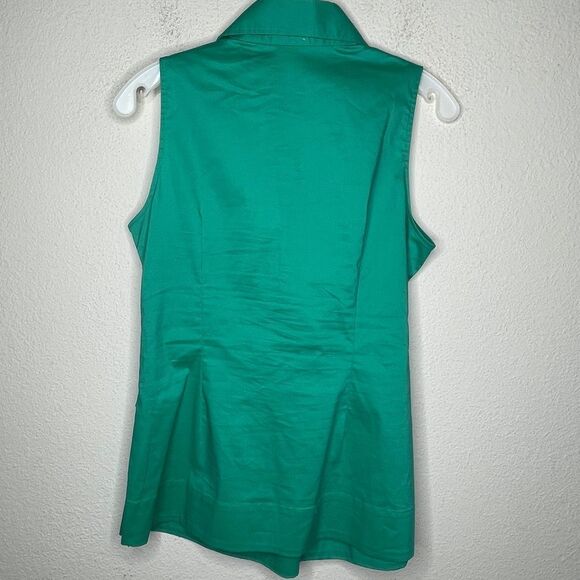 New York & Co. Stretch Top Green Nwt - Picture 4 of 9